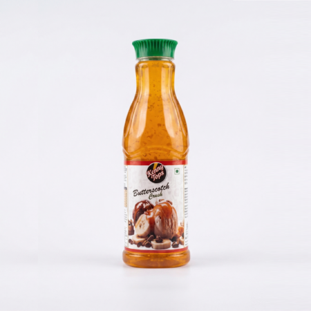 KennyTops Butterscotch Crush | Rich Butterscotch Flavour Syrup | Topping for Cakes, Ice Creams, Thick Shakes & Mocktails |