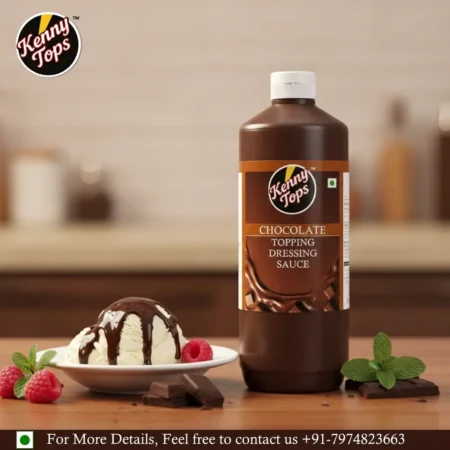 KennyTops Chocolate Dressing Sauce | Rich Chocolate Drizzle | Topping for Ice Creams, Waffles, Cakes & Desserts |