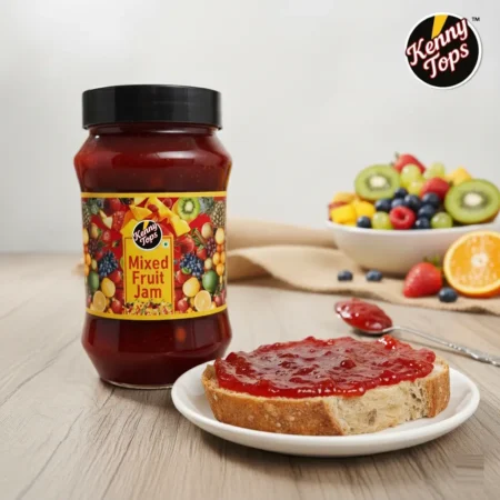 KennyTops Mixed Fruit Jam | Premium Fruit Preserve | For Bread, Toasts, Cakes & Baking |