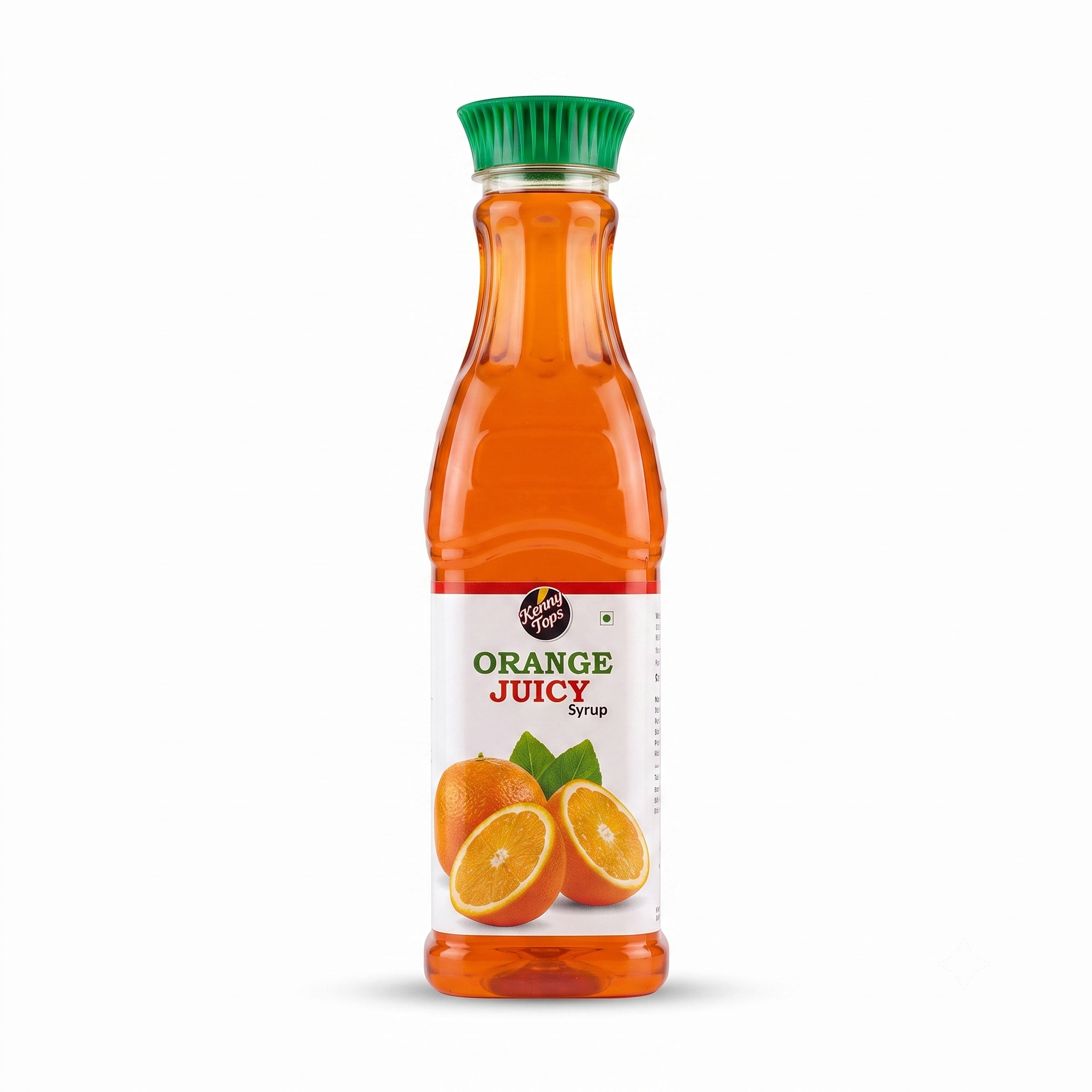 KennyTops Orange Syrup | Fresh Citrus Flavour Concentrate | For Juices, Sodas, Mocktails & Summer Drinks |