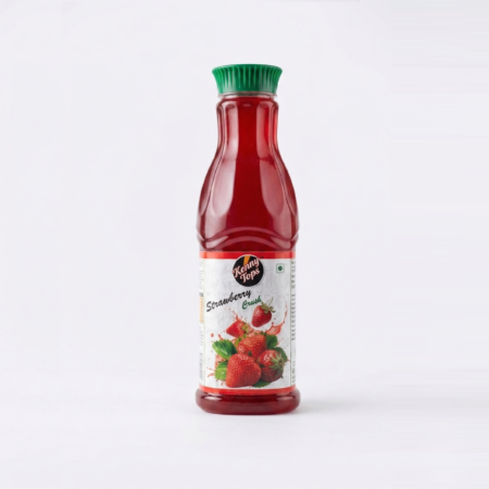 KennyTops Strawberry Crush | Real Strawberry Pulp Concentrate | For Juices, Milkshakes, Mocktails & Cake Toppings |